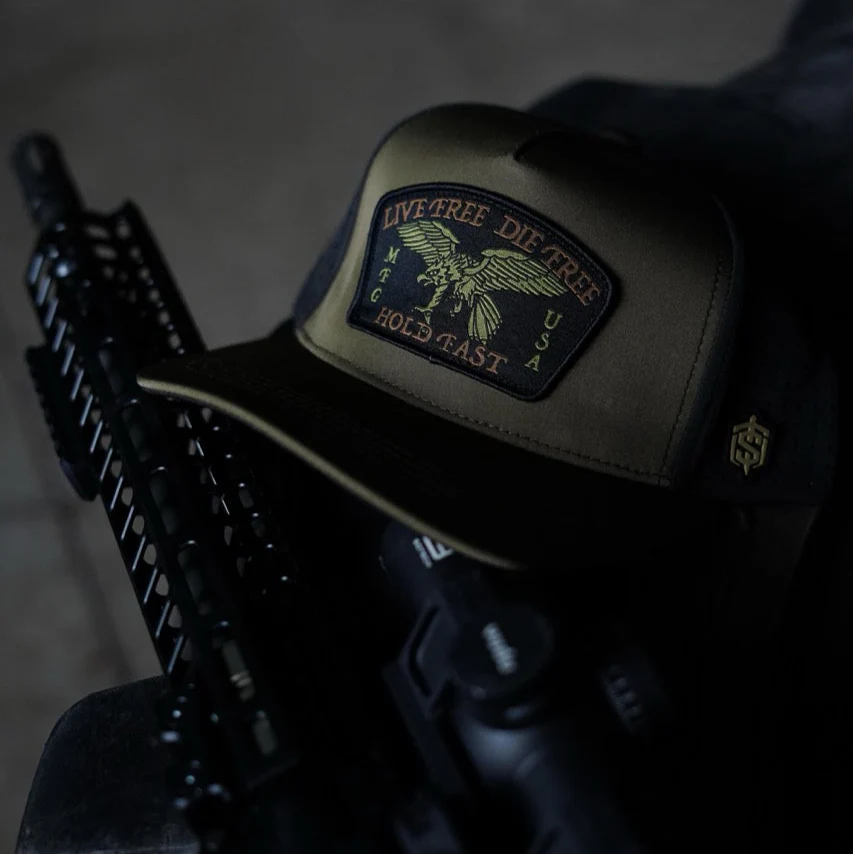 Live Free Hat - OD Green - Image 5