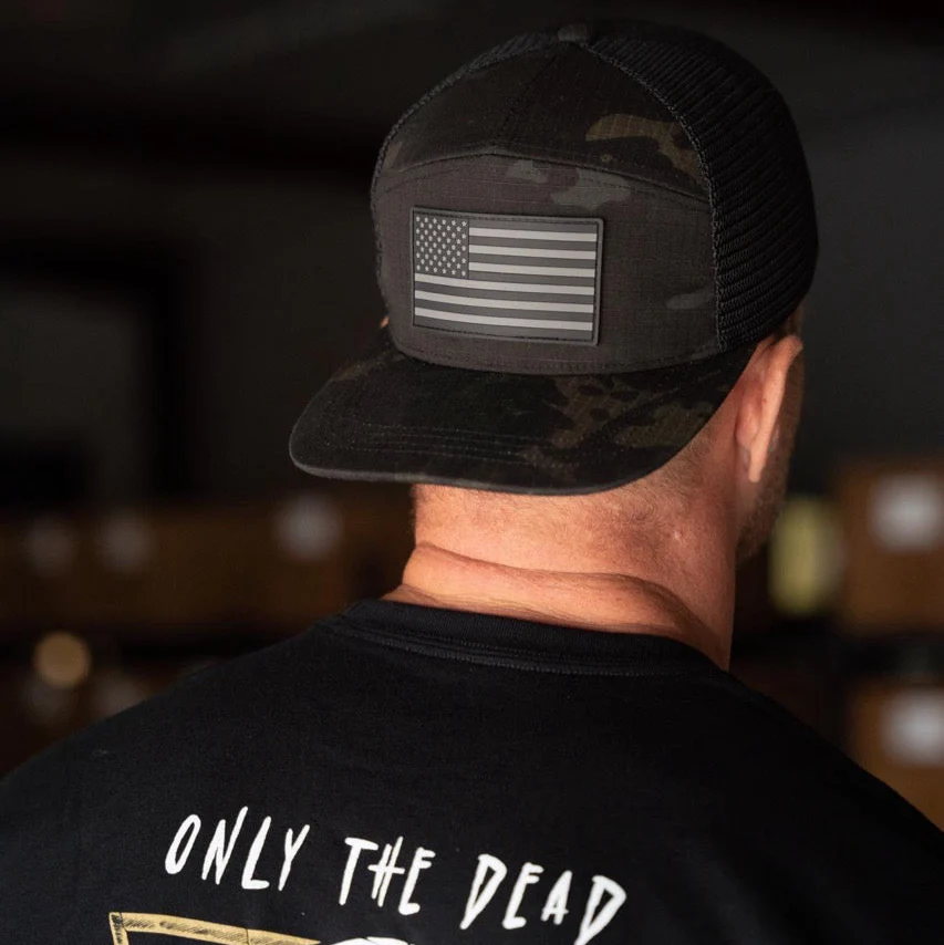 STMC® Black Ripstop Flag Hat - Image 3