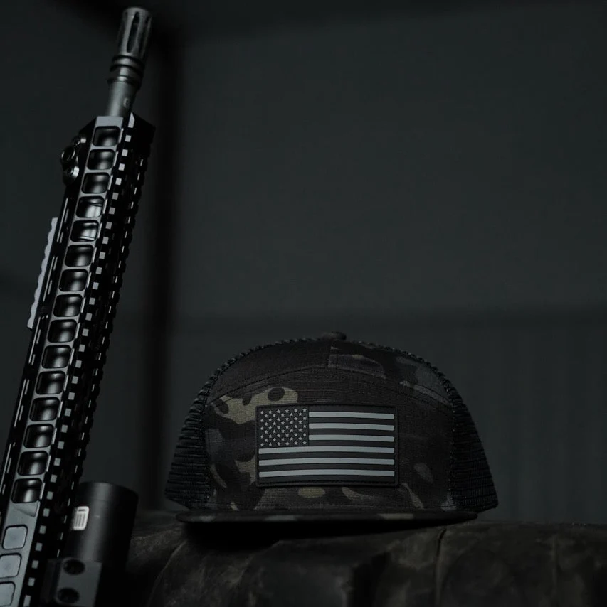STMC® Black Ripstop Flag Hat - Image 4