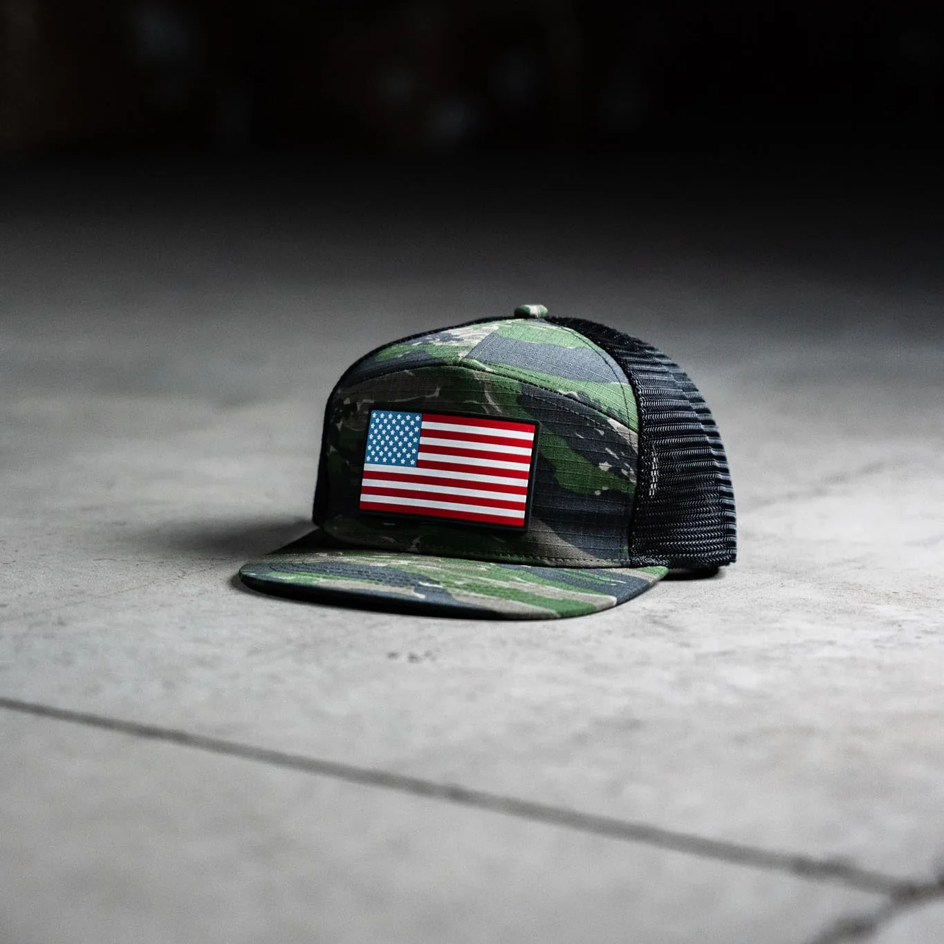 Tiger Stripe Ripstop Flag Hat - Image 4
